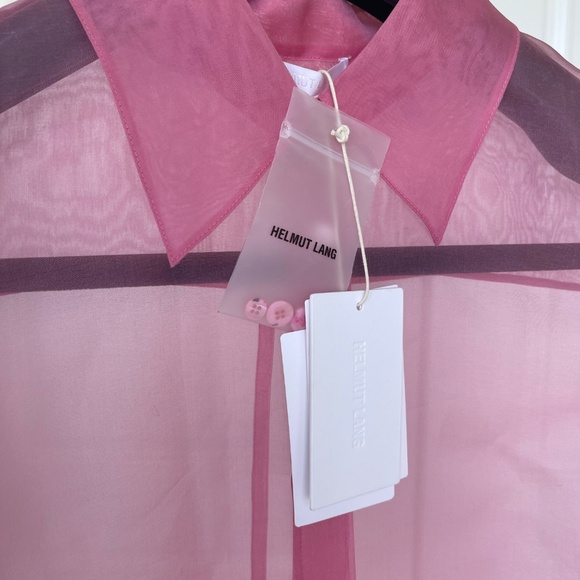 Helmut Lang Organza Shirt...NWT - Picture 10 of 11